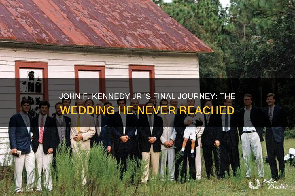which wedding was john kennedy jr going when he died
