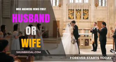 Who Speaks First: Husband or Wife in Wedding Vows?