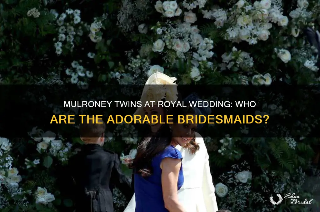 who are mulroney twins at royal wedding