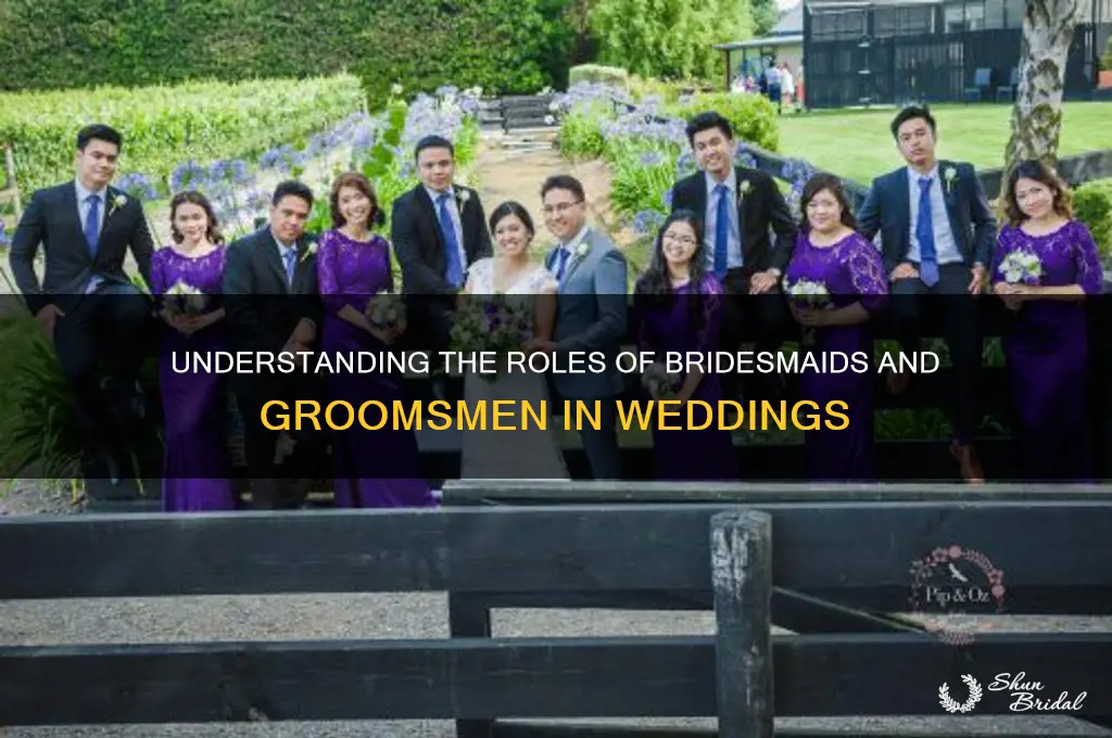 who are the bridesmaids and groomsmen
