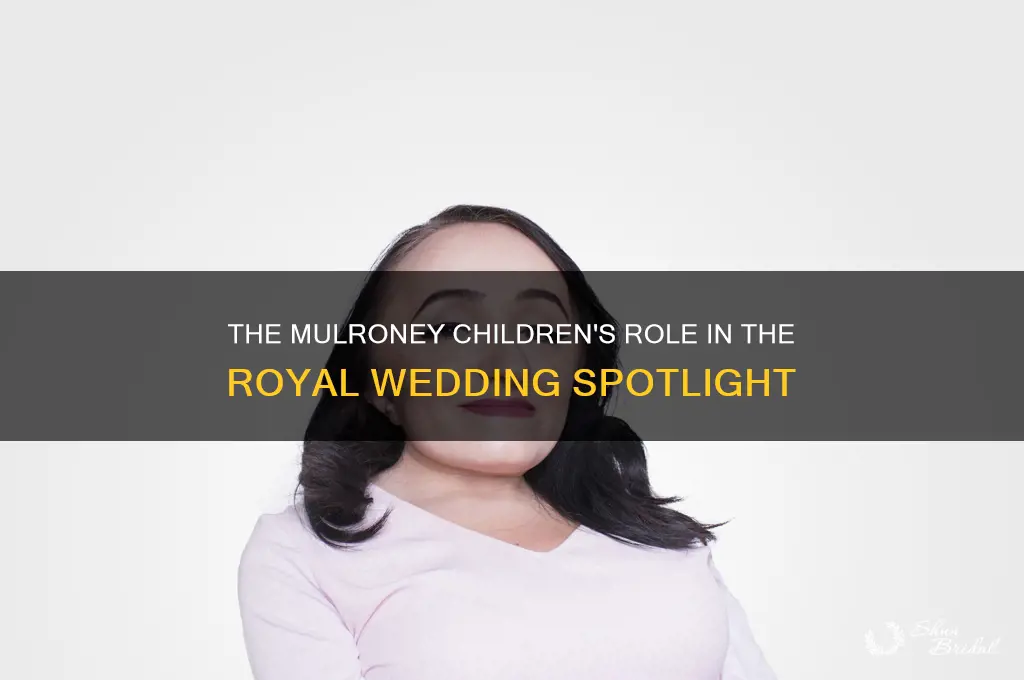who are the mulroney children in the royal wedding