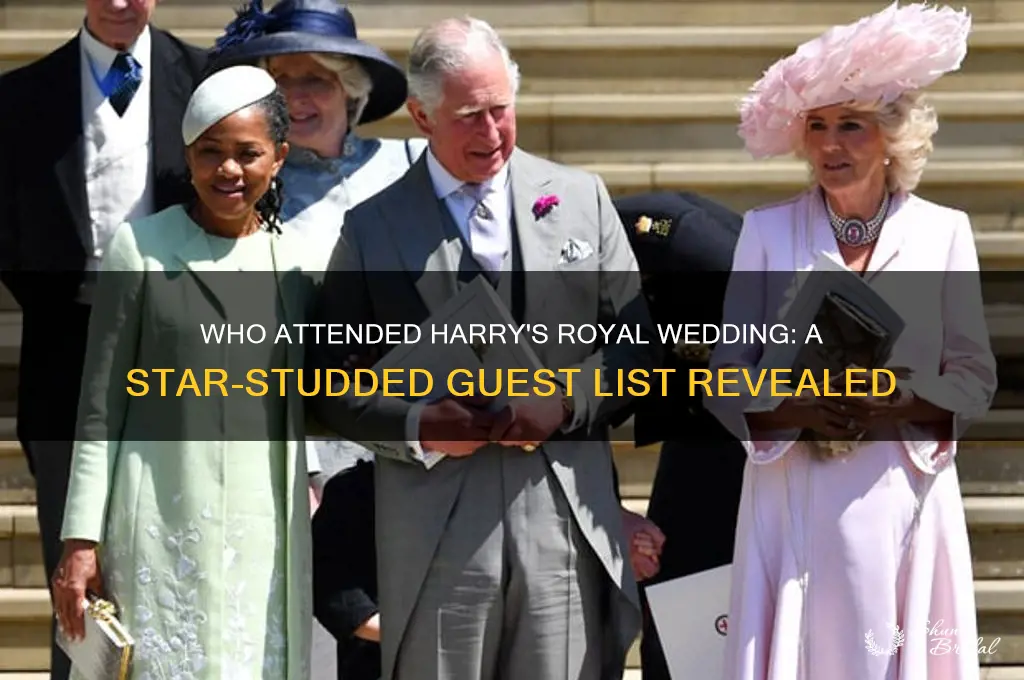 who attende harrys royal wedding