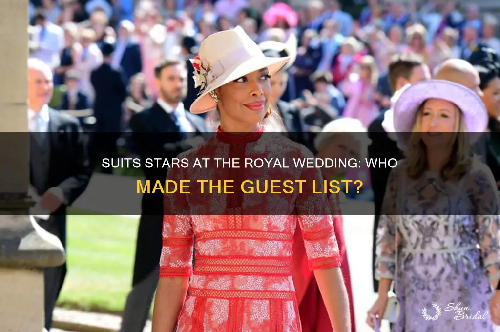 who attended royal wedding from suits show