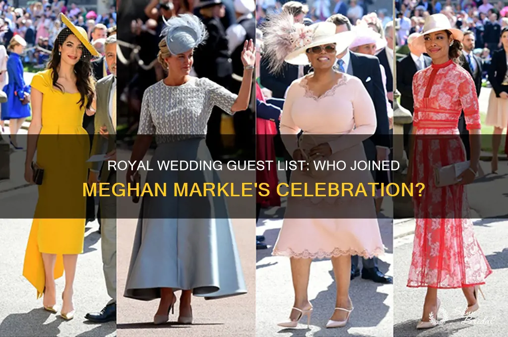 who attended the royal wedding megan merkel