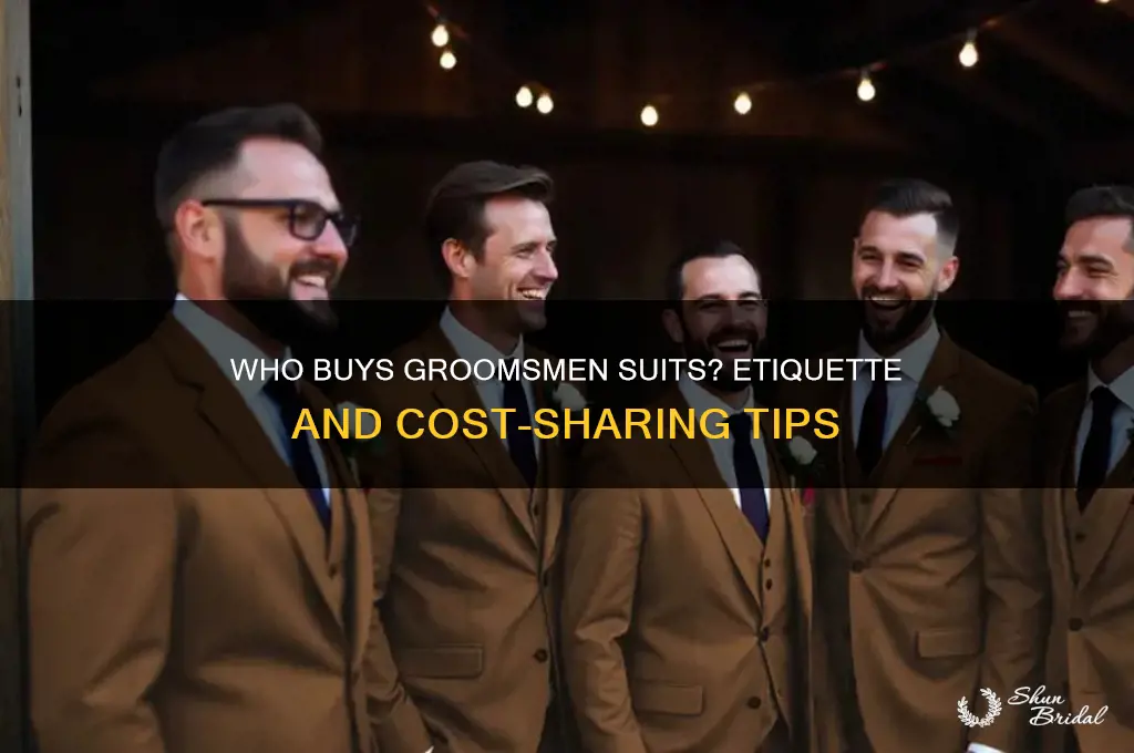 who buy suits for groomsmen
