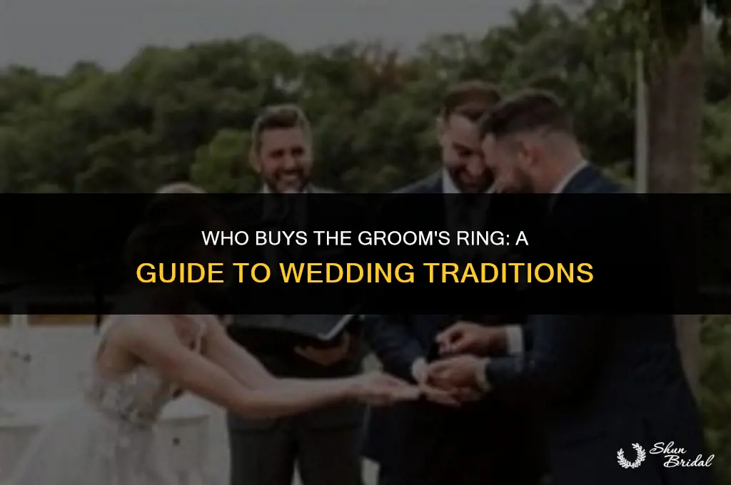who buys the groom ring