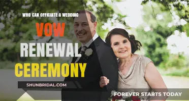 Who Can Officiate Your Wedding Vow Renewal Ceremony? A Guide