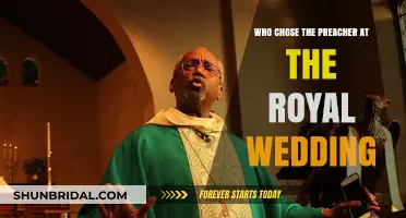 Who Selected the Preacher for the Royal Wedding Ceremony?