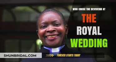 Who Selected the Reverend for the Royal Wedding Ceremony?