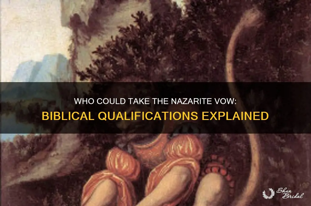 who could take the nazarite vow