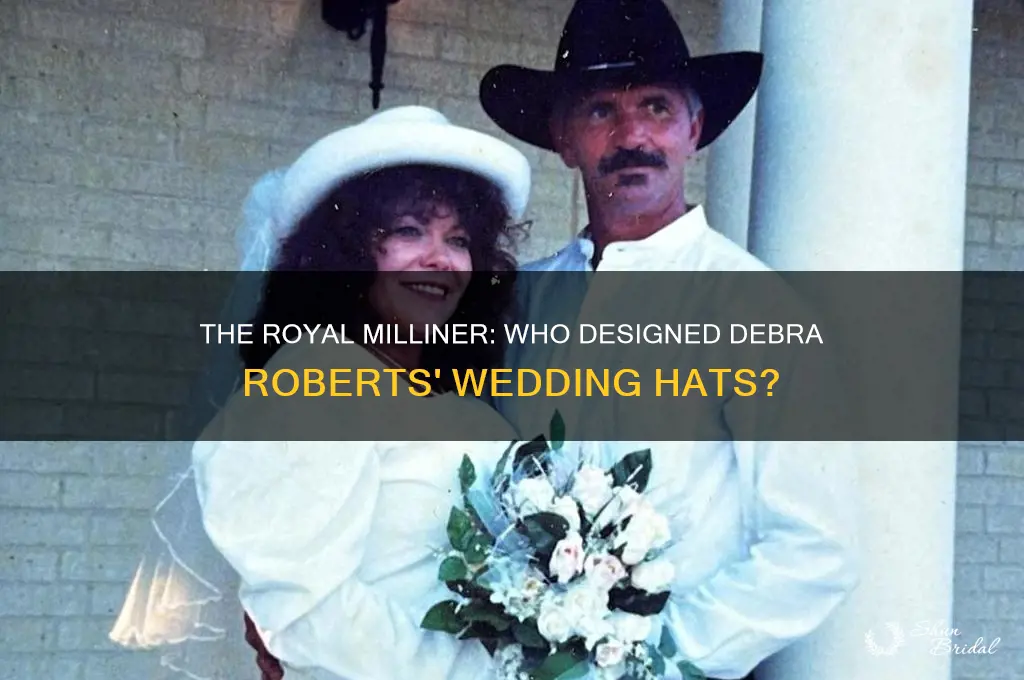 who designed debra roberts hats for royal wedding