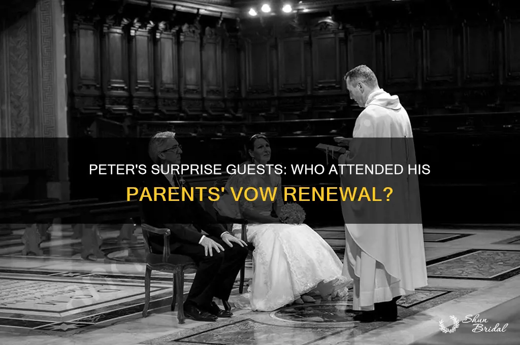 who did peter bring to his parents vows