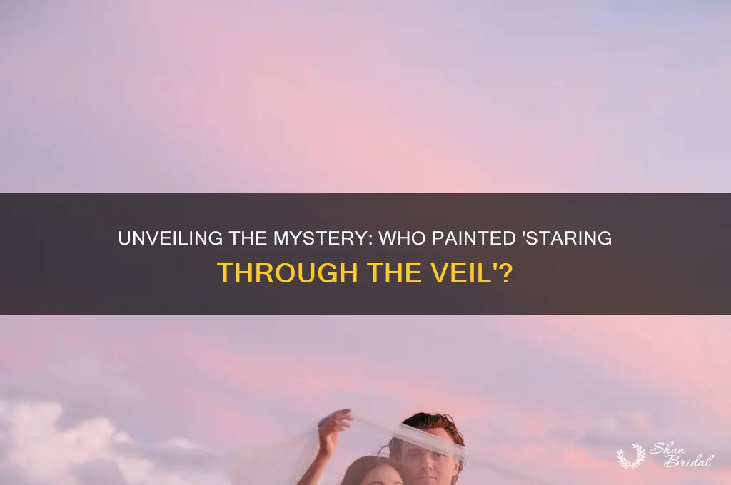 who did the painting staring through the veil