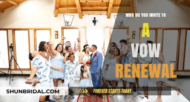 Who to Invite to Your Vow Renewal: A Guide