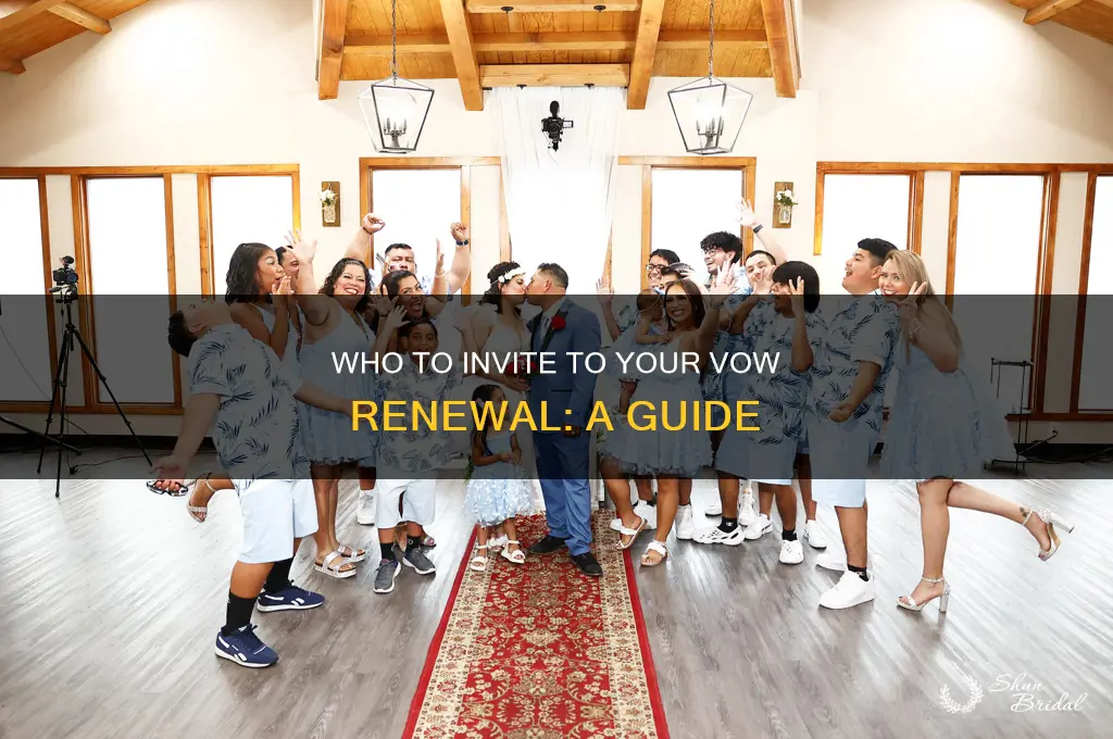 who do you invite to a vow renewal
