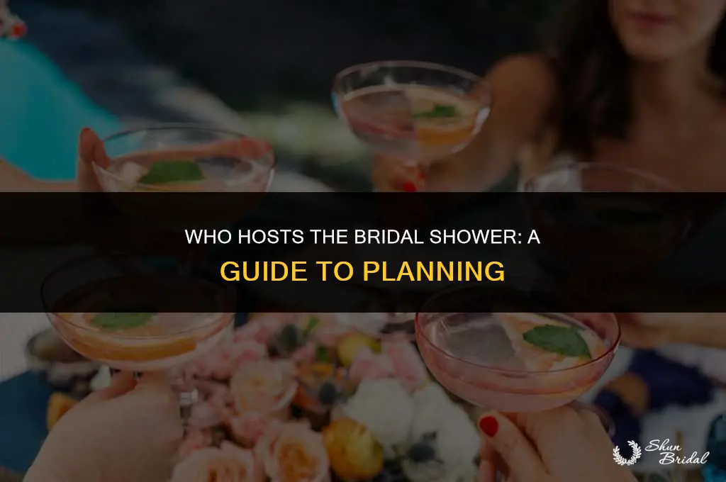 who does the bridal shower for the bride
