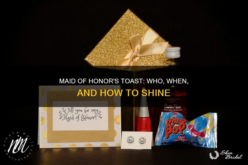 who does the maid of honour toast