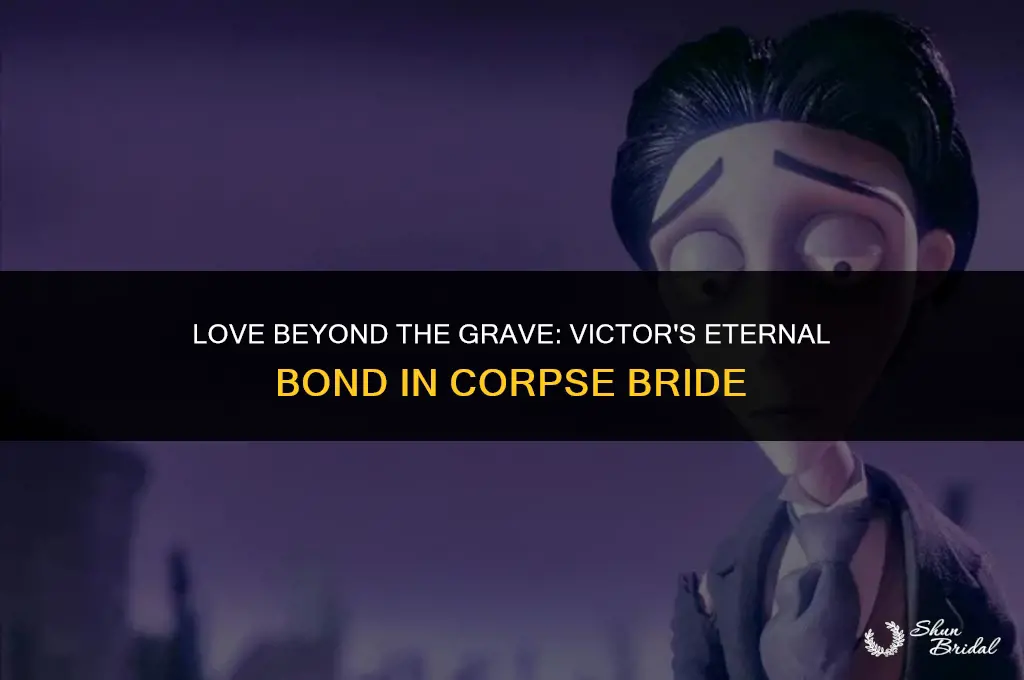 who does victor end up with in corpse bride