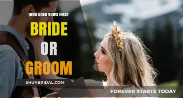 Bride or Groom: Who Recites Wedding Vows First?