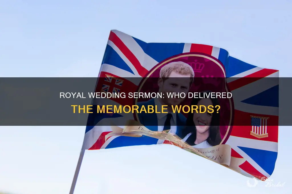who gave the serman at the royal wedding