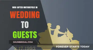 Unique Wedding Gift: Guests Receive Motorcycles as Thank You