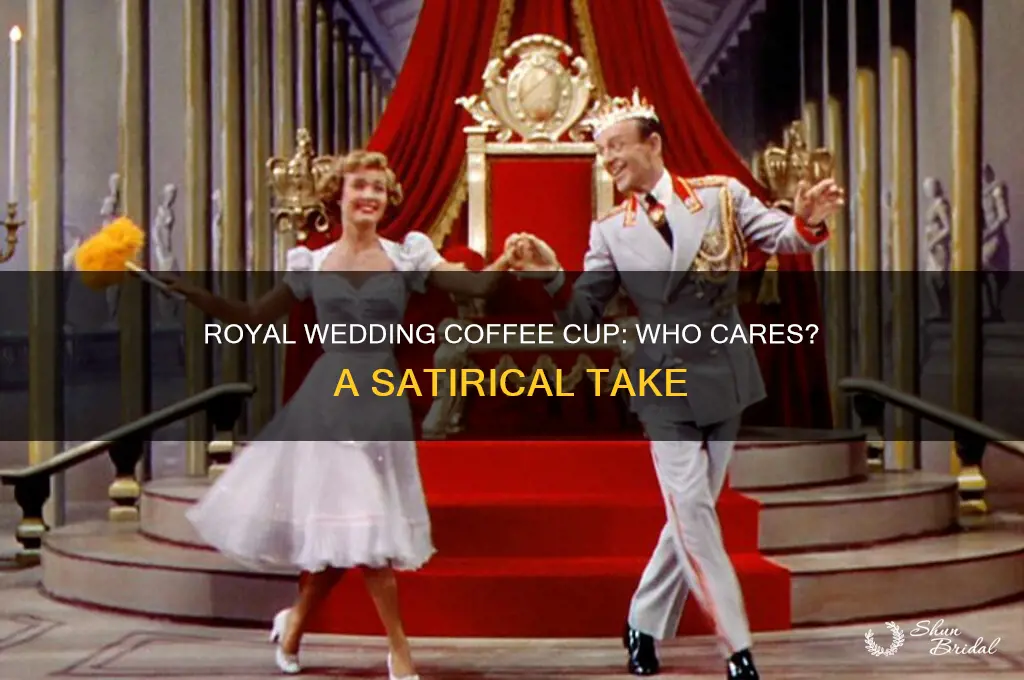 who gives a shit royal wedding coffee cup