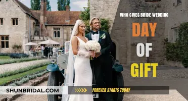 Who Traditionally Gifts the Bride on Her Wedding Day?