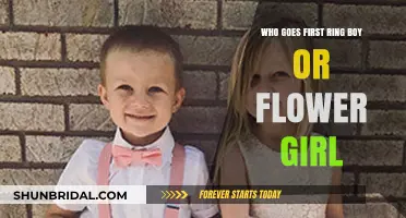 Ring Bearer vs. Flower Girl: Who Walks First in Weddings?