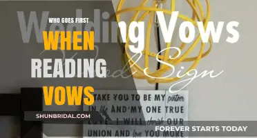 Who Reads First? A Guide to Wedding Vow Order