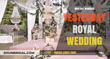 Yesterday's Royal Wedding: Celebrating the Newest Royal Couple's Union