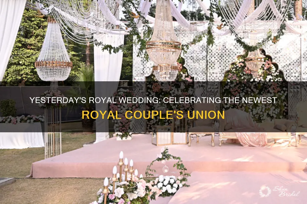 who got married yesterday royal wedding