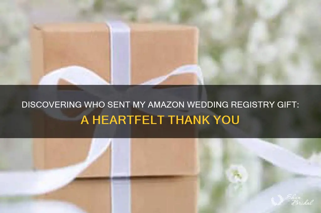 who got me gift amazon wedding registry
