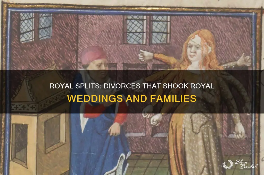 who has divorced in royal weddings