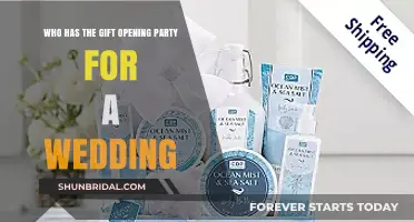 Who Hosts the Gift Opening Party for a Wedding?