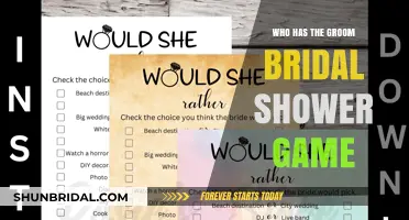 Bridal Shower Game: Who Has the Groom?