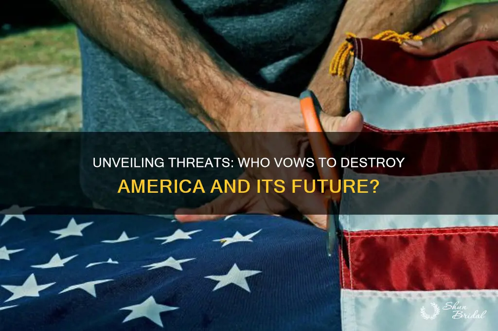 who has vowed to kill and end america