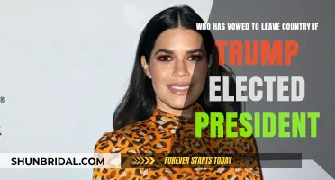 Celebrities and Citizens Vow to Leave if Trump Wins Re-Election