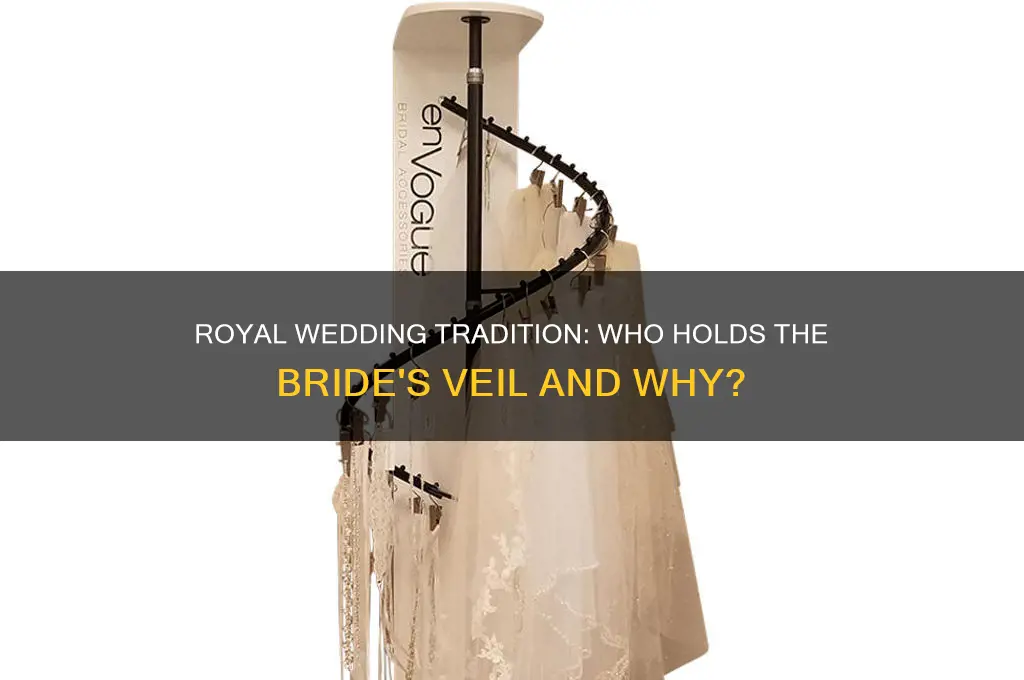 who holds the veil for bride at royal wedding