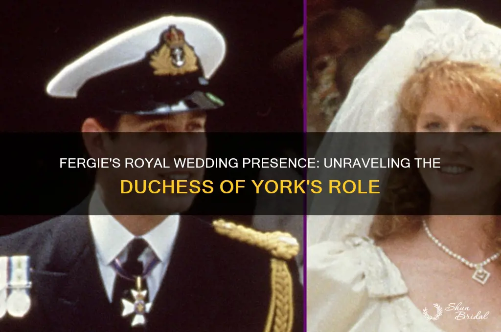 who is fergie royal wedding