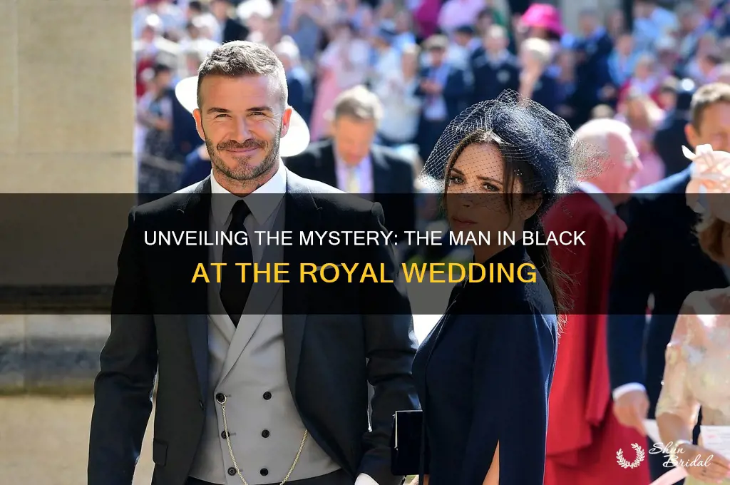 who is guy in black with staff at royal wedding