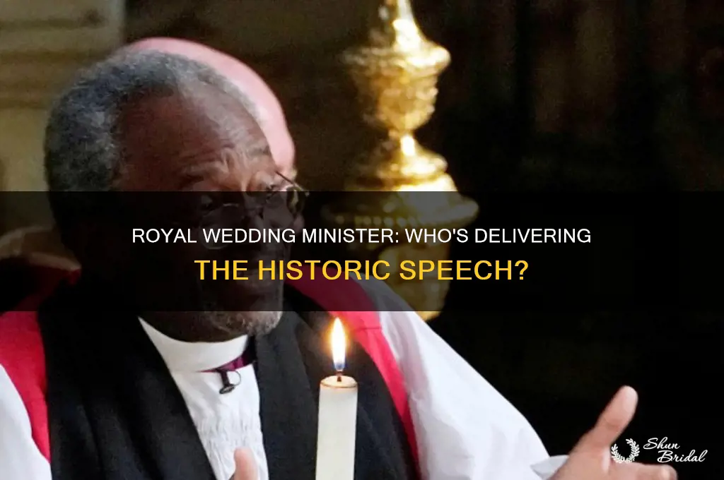 who is minister speaking at royal wedding