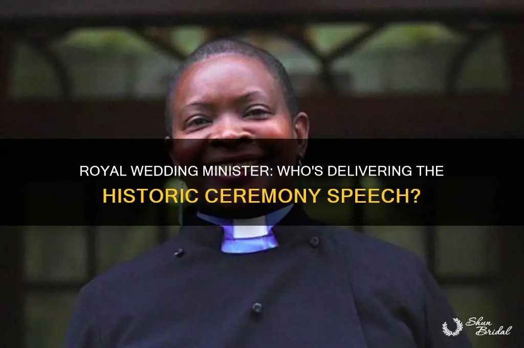 who is minster speaking at the royal wedding
