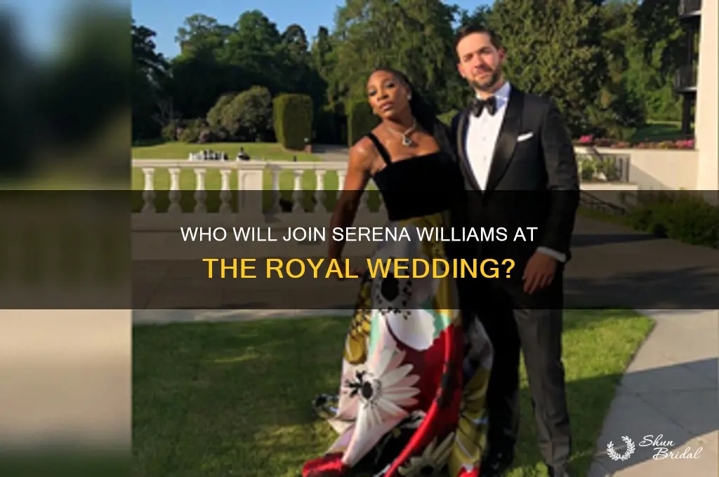 who is next to serena at royal wedding