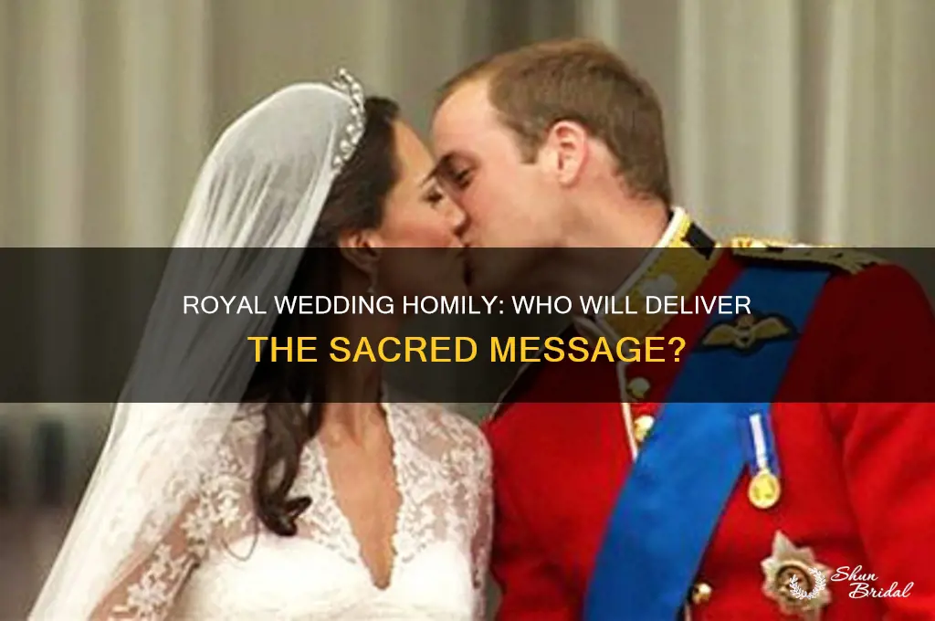 who is saying the homily at the royal wedding
