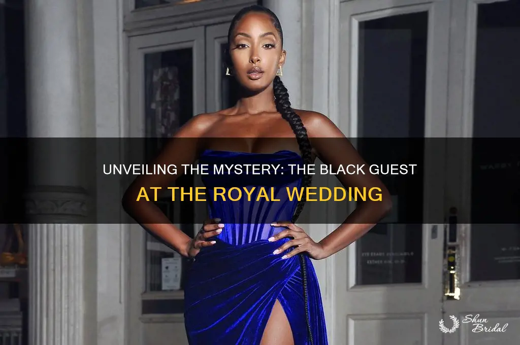 who is this black guy royal wedding