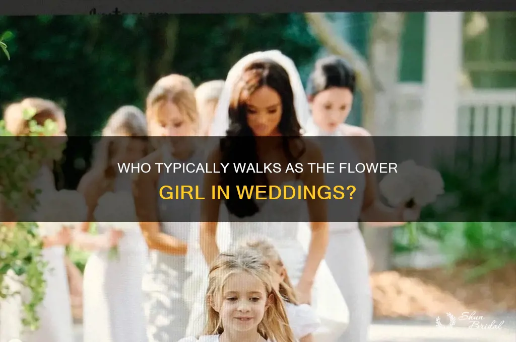 who is usually the flower girl