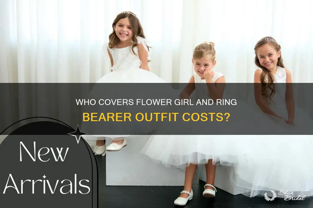 who pays for flower girl and ring bearer attire