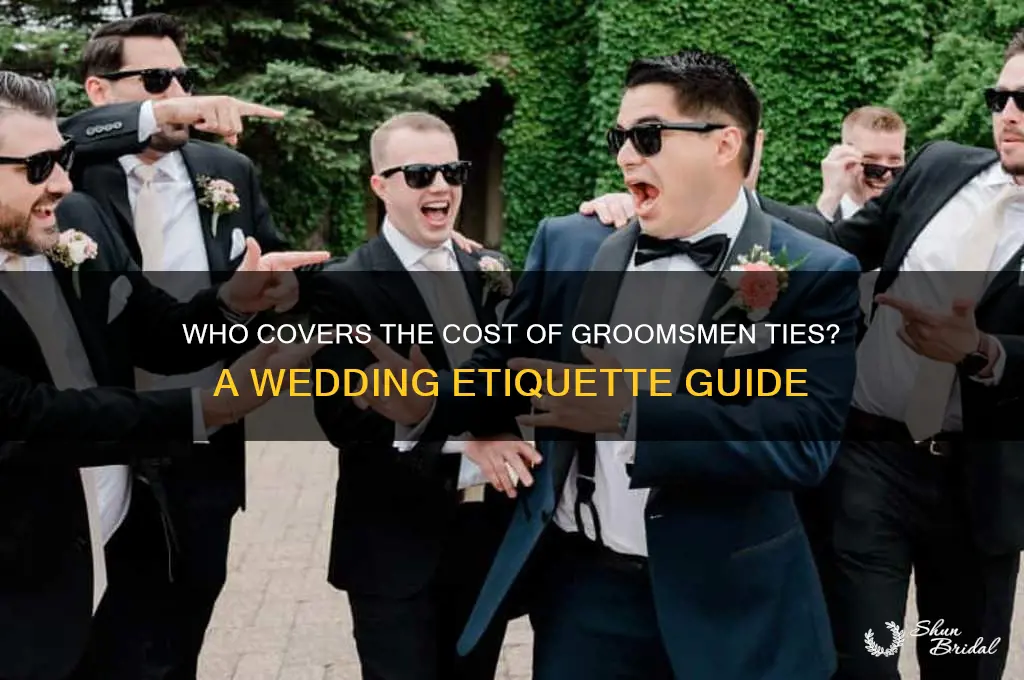 who pays for groomsmen ties