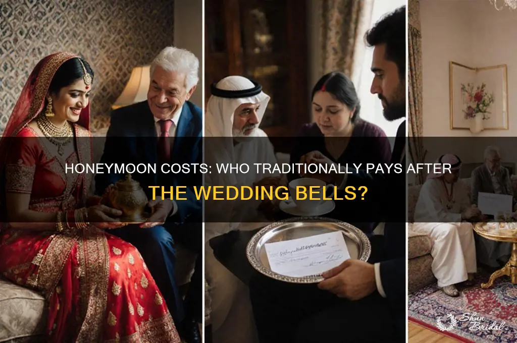 who pays for the honeymoon in a traditional wedding