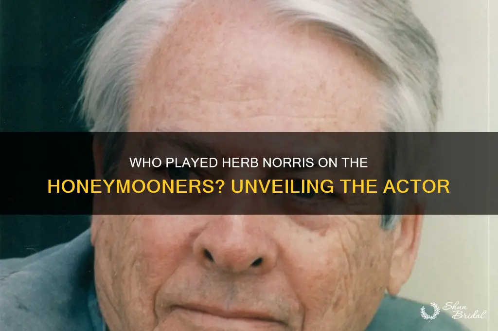who played herb norris on the honeymooners